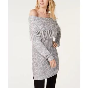 INC - Foldover Off-The-Shoulder Sweater